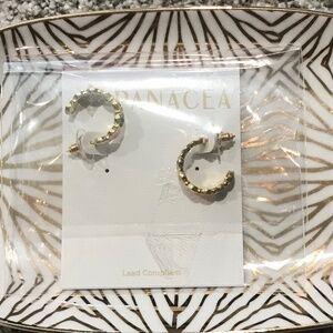 Panacea Smiley Face Earrings